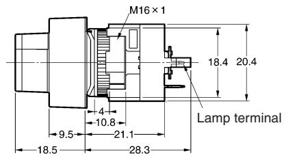 OMRON A165W - Rectangular - 3