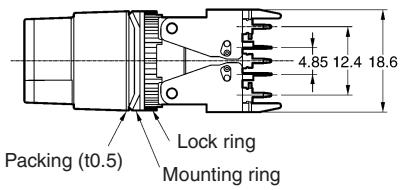 OMRON A165W - Rectangular - 4