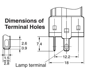 OMRON A165W - Models with Solder Terminals without Reduced-voltage Lighting - 1