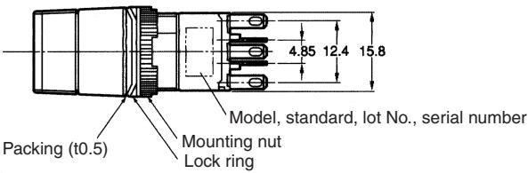 OMRON A165W - ■ Knob-type Selector Switches without Voltage Reduction Unit - 8