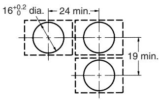 OMRON A165W - Rectangular A165□-J - 1