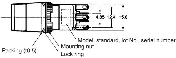 OMRON A165W - ■ Knob-type Selector Switches without Voltage Reduction Unit - 12