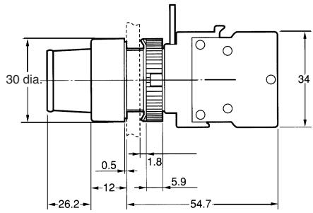 OMRON A22S - Knob-type Selector Switch (Lighted/Non-lighted) - 2