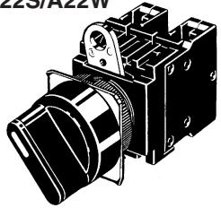 OMRON A22S - Knob-type Selector Switch (Lighted/Non-lighted) - 1