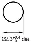 OMRON A22W - ■ Panel Cutouts (Top View) - 1