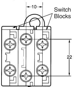 OMRON A22W - ■ Terminal Arrangement (Bottom View) - 2