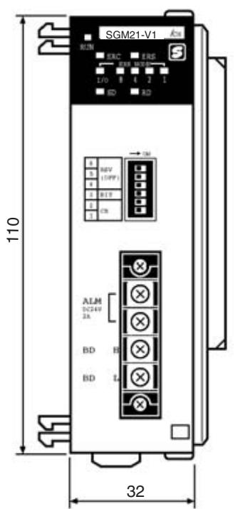 OMRON C200HW-SRM21-V1 - Dimensions - 1