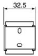 OMRON C200HW-SRM21-V1 - Mounting Bracket Dimensions - 2