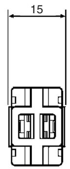 OMRON C200HW-SRM21-V1 - SCN1-TH4E Extension Connector - 2