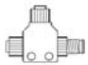 OMRON C200HW-SRM21-V1 - XS2R-D427-5 T-joint - 1