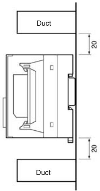 OMRON C200HW-SRM21-V1 - Distance from Duct - 1