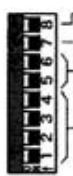 OMRON C200HW-SRM21-V1 - DIP Switch - 1