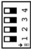 OMRON C200HW-SRM21-V1 - DIP Switch - 1
