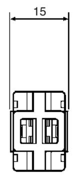 OMRON C200HW-SRM21-V1 - SCN1-TH4 Branch Connector - 2