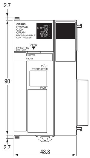 OMRON CJ2 - Dimensions - 8