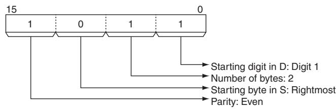 OMRON CP1E - - Output example - 2