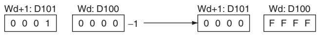 OMRON CP1E - Operation of @--(592)/@@L(593) - 4