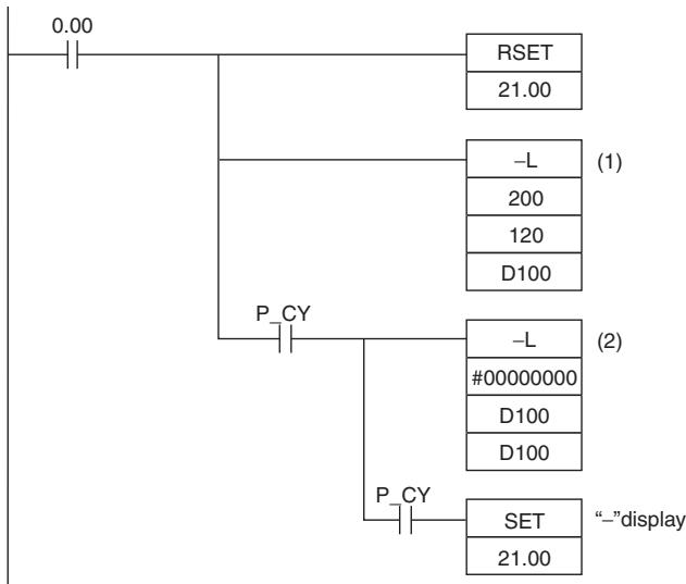 OMRON CP1E - 2's Complement - 3