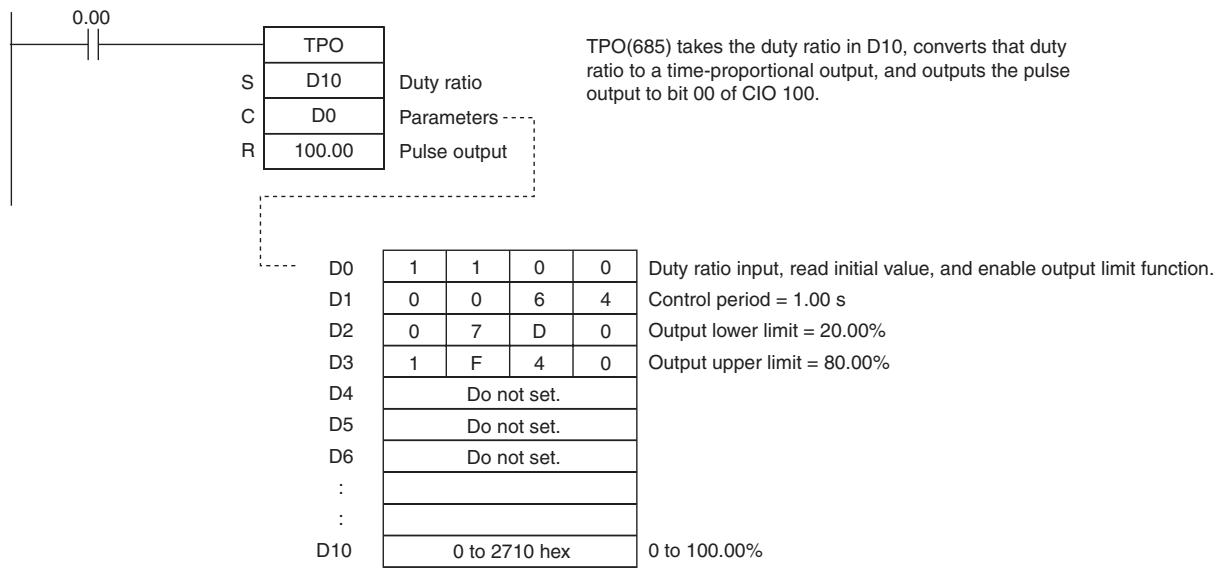 OMRON CP1E - Using TPO(685) Alone - 1