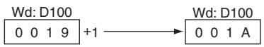 OMRON CP1E - Operation of @++(590)/@++L(591) - 2