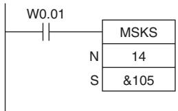 OMRON CP1E - - Example for Scheduled Interrupts - 1