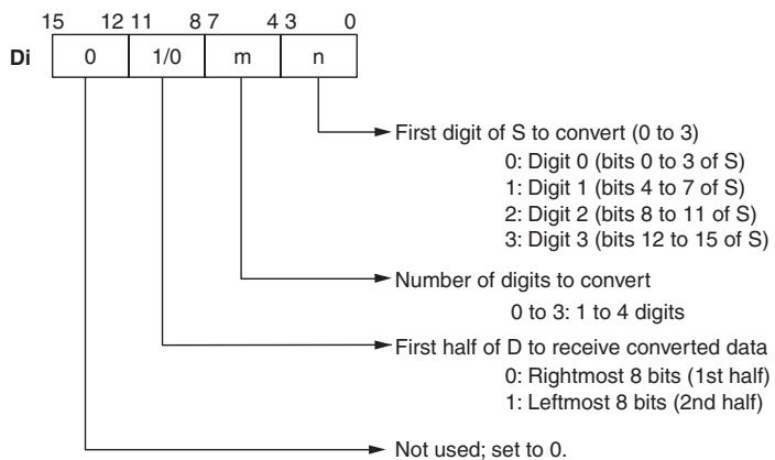 OMRON CP1E - Di: Digit designator - 1