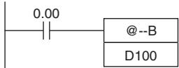 OMRON CP1E - - Operation of @--B(596)/@@BL(597) - 1