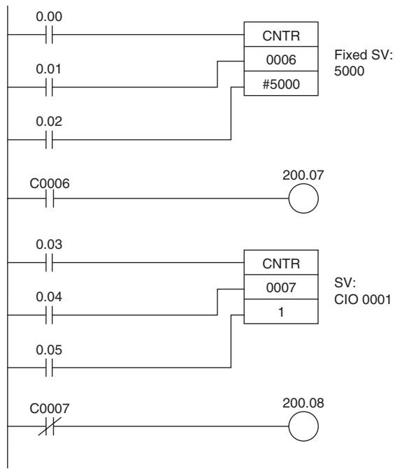 OMRON CP1E - Sample program - 4