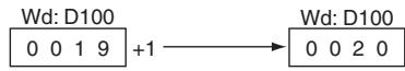 OMRON CP1E - - Operation of @ ++B(594)/@ ++BL(595) - 2