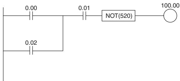 OMRON CP1E - Sample program - 1