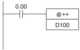 OMRON CP1E - Operation of @++(590)/@++L(591) - 1