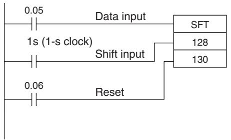 OMRON CP1E - - Shift Register Exceeding 16 Bits - 1