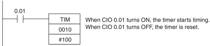 OMRON CP1E - Turn OFF the execution condition for the timer instruction. - 1