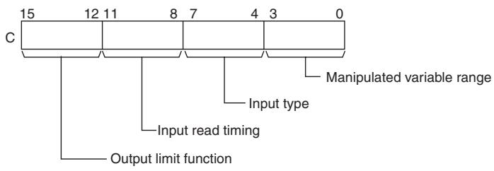 OMRON CP1E - C: First Parameter Word - 1