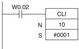 OMRON CP1E - - Example for High-speed Counter Interrupts - 1
