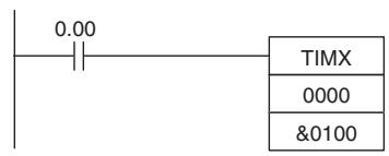 OMRON CP1E - Sample program - 2