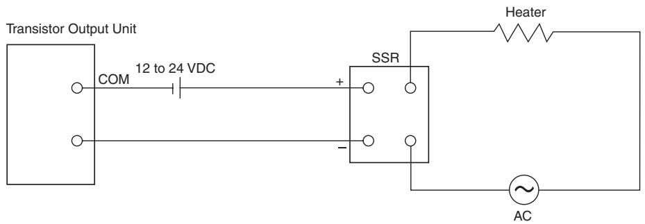 OMRON CP1E - - External Wiring Example - 1