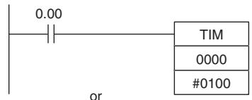 OMRON CP1E - Sample program - 1