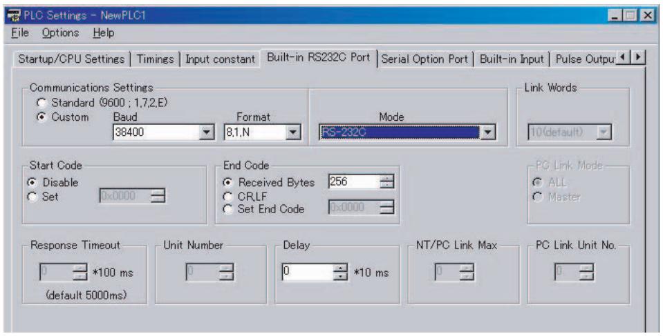 OMRON CP1E - Related PLC Setup Settings - 1