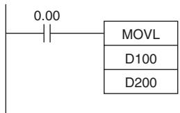 OMRON CP1E - Sample program - 2