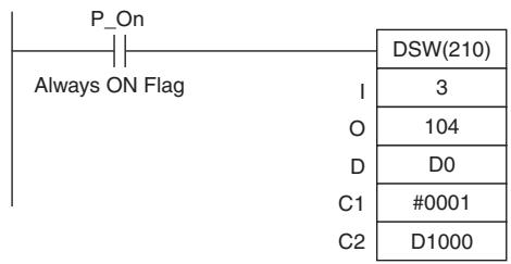OMRON CP1E - Sample program - 1