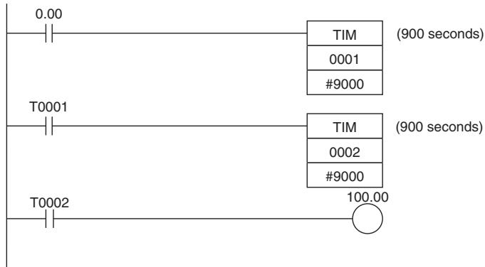 OMRON CP1E - 1) Two TIM Instructions - 1