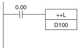 OMRON CP1E - Operation of + + (590) / + + L(591) - 3
