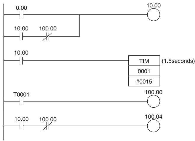 OMRON CP1E - Example 4: One-shot Bit - 1
