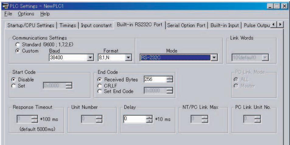 OMRON CP1E - Related PLC Setup Settings - 1