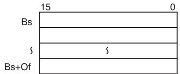 OMRON CP1E - Bs: Destination Base Address - 1