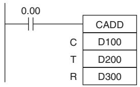 OMRON CP1E - Sample program CADD - 1