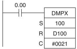OMRON CP1E - 16-to-4 bit Conversion - 1