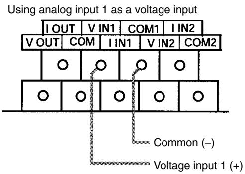 OMRON CPM1 - Analog I/O Unit Connection - 2