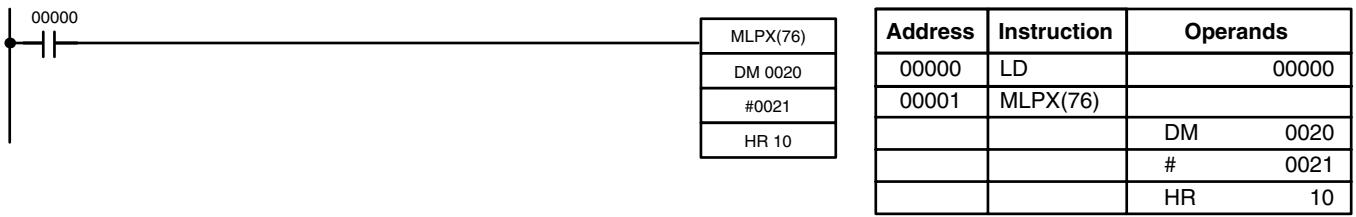 OMRON CPM1 - Example - 1